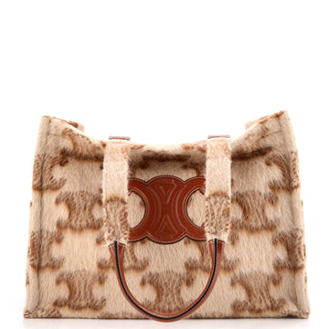 Celine Cabas Thais Tote Triomphe Wool Large