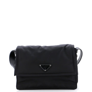 Prada Padded Flap Shoulder Bag Re-Nylon Small