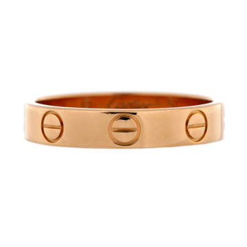 Cartier Love Wedding Band Ring 18K Rose Gold