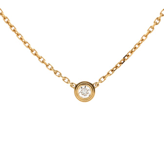 Cartier Cartier D'Amour Pendant Necklace 18K Yellow Gold and Diamond XS