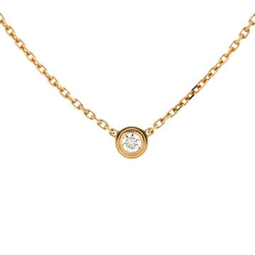 Cartier Cartier D'Amour Pendant Necklace 18K Yellow Gold and Diamond XS