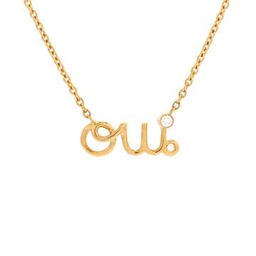 Christian Dior Oui Necklace 18K Yellow Gold with Diamond