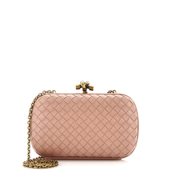 Bottega Veneta Box Knot Clutch Intrecciato Nappa Small