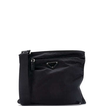 Prada Flat Messenger Bag Tessuto Small