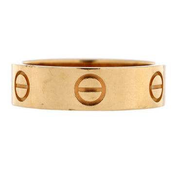 Cartier Love Band Ring 18K Yellow Gold