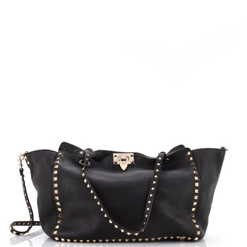 Valentino Garavani Rockstud Tote Soft Leather Small