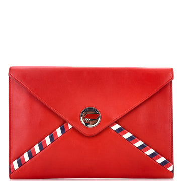 Chanel Airlines Envelope Clutch Lambskin Medium