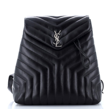 Saint Laurent LouLou Backpack Matelasse Chevron Leather Medium