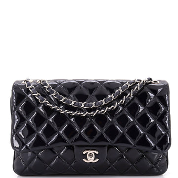 Chanel 3 Flap Bag Quilted Patent Jumbo
