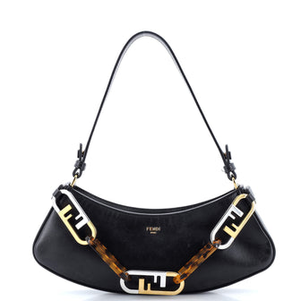 Fendi O’Lock Swing Shoulder Bag Leather