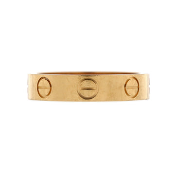 Cartier Love Wedding Band Ring 18K Yellow Gold
