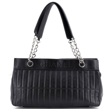Chanel Lax Shoulder Bag Vertical Quilted Leather Medium