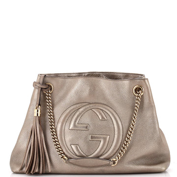 Gucci Soho Chain Strap Shoulder Bag Leather Medium