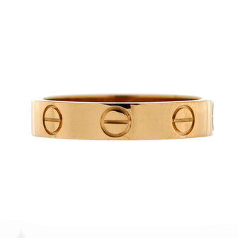 Cartier Love Wedding Band Ring 18K Yellow Gold