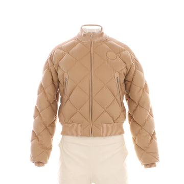 Hermes Women's Short Puffer Jacket Quilted Cashmere with Leather