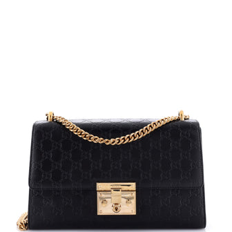 Gucci Padlock Shoulder Bag Guccissima Leather Medium