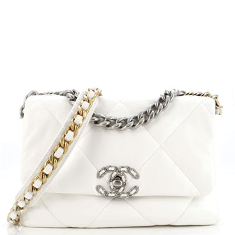 Chanel 19 Flap Bag Quilted Leather Medium