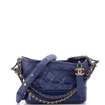 Chanel Gabrielle Hobo Quilted Goatskin and Patent Small