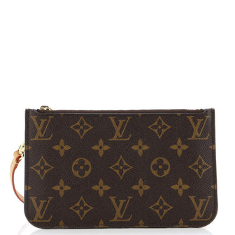 Louis Vuitton Neverfull Pochette Monogram Canvas Small