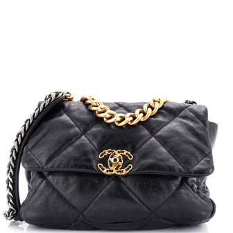 Chanel 19 Flap Bag Quilted Leather Medium