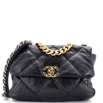 Chanel 19 Flap Bag Quilted Leather Medium