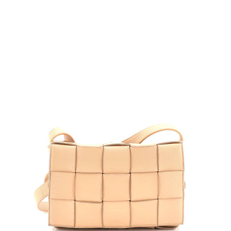Bottega Veneta Cassette Crossbody Bag Maxi Intrecciato Leather Small