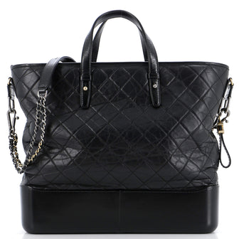 Chanel Gabrielle Shopping Tote Quilted Calfskin Large