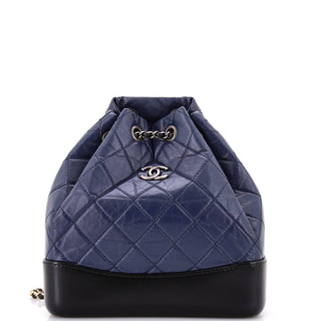 Chanel Gabrielle Backpack Quilted Calfskin Small