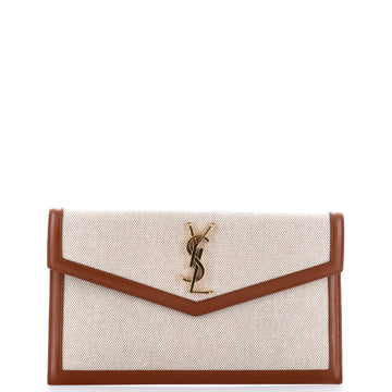 Saint Laurent Uptown Pouch Canvas