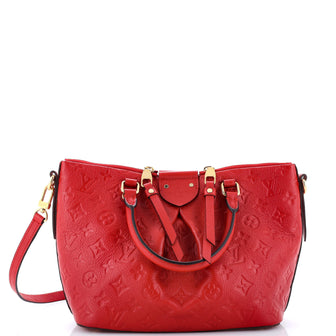 Louis Vuitton Mazarine Handbag Monogram Empreinte Leather PM