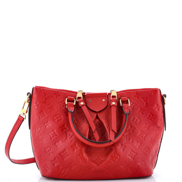 Louis Vuitton Mazarine Handbag Monogram Empreinte Leather PM