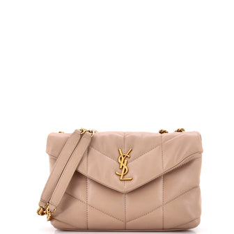 Saint Laurent Loulou Puffer Shoulder Bag Quilted Leather Mini
