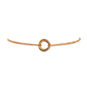 Cartier Trinity Chain Bracelet 18K Tricolor Gold