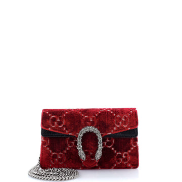 Gucci Dionysus Bag GG Velvet Super Mini