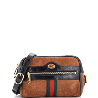 Gucci Ophidia Shoulder Bag Suede Mini