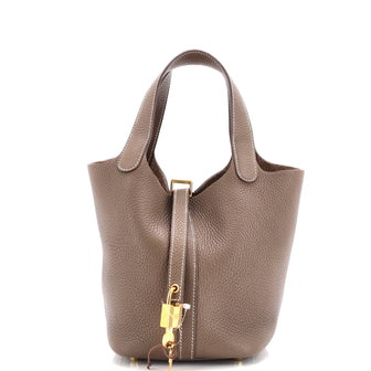 Hermes Picotin Lock Bag Clemence PM