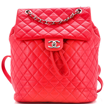 Chanel Urban Spirit Backpack Quilted Lambskin Large