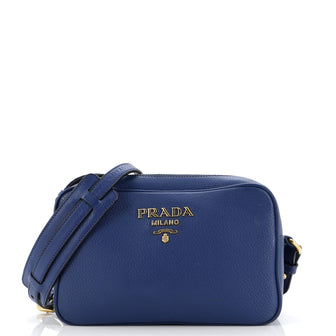 Prada Zip Crossbody Bag Vitello Daino Small