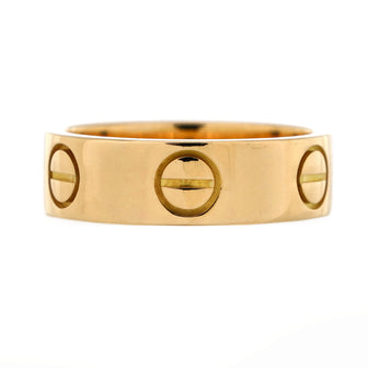 Cartier Love Band Ring 18K Yellow Gold