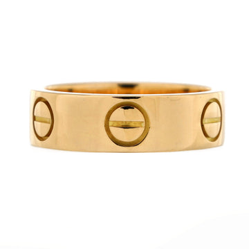 Cartier Love Band Ring 18K Yellow Gold
