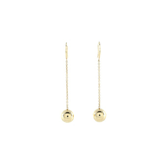 Tiffany & Co. HardWear Ball Hook Drop Earrings 18K Yellow Gold 10mm