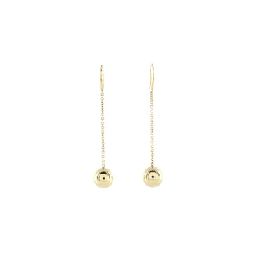 Tiffany & Co. HardWear Ball Hook Drop Earrings 18K Yellow Gold 10mm