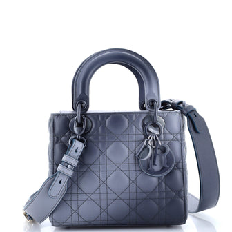 Christian Dior Ultra Matte My ABCDior Lady Dior Bag Cannage Quilt Calfskin