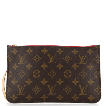 Louis Vuitton Neverfull Pochette Monogram Canvas Large