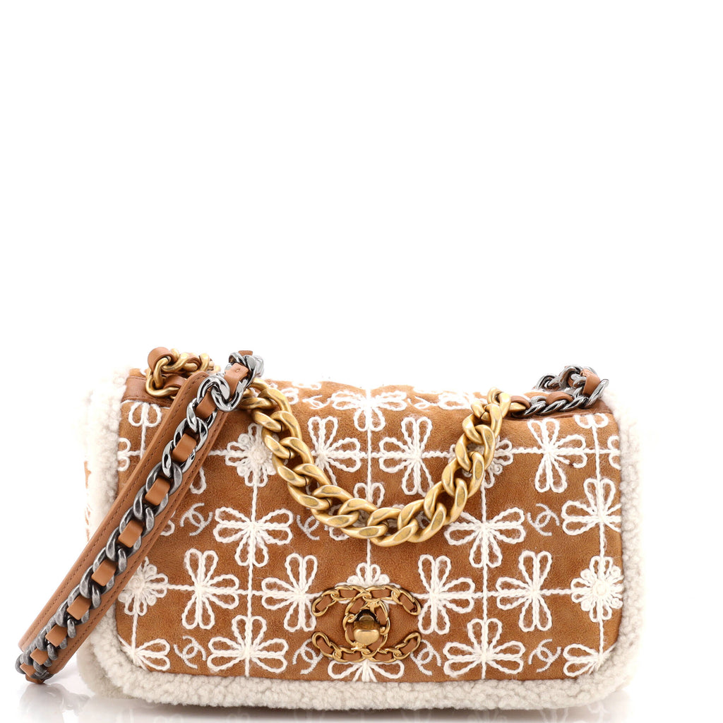 CHANEL♥スウェードBAG Chanel 1994-1996 Brown Suede Mademoiselle Jumbo Classic Flap Bag