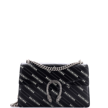 Gucci x Balenciaga The Hacker Project Dionysus Bag Logo Printed Leather Small