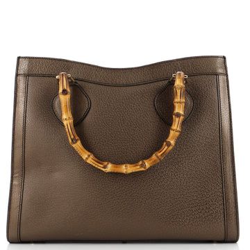 Gucci Bamboo Handle Tote Leather Large