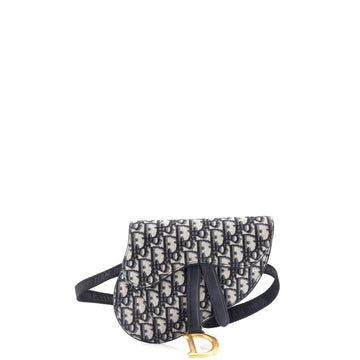 Christian Dior Saddle Belt Bag Oblique Canvas