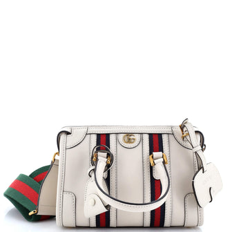 Gucci Bauletto Top Handle Bag Leather Small