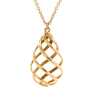 Tiffany & Co. Paloma Picasso Venezia Luce Pendant Necklace 18K Yellow Gold